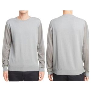 LANVIN Cotton/Wool Colorblock Pullover Sweater XL